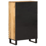 Highboard 60x34x100 cm Solid Wood Rough Mango 377584