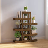 Plant Stand Honey Brown 85x25x109.5 cm Solid Wood Pine 822090