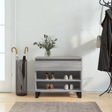 Shoe Cabinet Grey Sonoma 70x36x60 cm Engineered Wood 831450