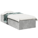 Bed Frame without Mattress Concrete Grey 100x200 cm 3281052