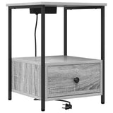 Bedside Cabinet Grey Sonoma 42 x 41 x 56 cm Engineered Wood 859436