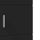 Bathroom Cabinet Set TULUM Black 37 x 31.5 x 203 cm 880352