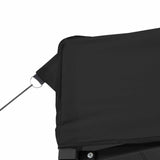 Party Tent Folding Black 200 x 200 x 306 cm Oxford Fabric 42023539