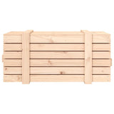 Storage Box 91x40.5x42 cm Solid Wood Pine 824998