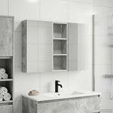 Bathroom Cabinet Set 3 pcs 80 x 10.5 x 50 cm Engineered wood 3403651