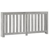 Radiator Cover Grey Sonoma 175x20x82 cm Engineered Wood 852758