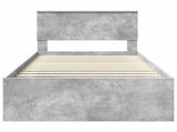 Bed Frame Concerte Grey 100 x 200 cm Solid Pine Wood 3410639