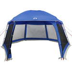 ZNTS Pool Tent with Removable Fly & Mesh Walls Azure Blue 512x458 cm 4100625