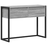 End Table Grey Sonoma 100 x 36 x 75 cm Engineered Wood 886699