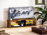 TV Stand Cabinet with LED Lights and Remote Control for TVs up to 65", Entertainment Centre with T3398P377891