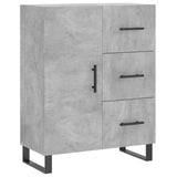 Sideboard Concrete Grey 69.5x34x90 cm Engineered Wood 827944