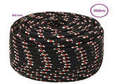 Multipurpose Utility Rope 12 mm 100 m Black and Red PP 3473129