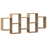 Wall Shelf Artisian Oak 159x18x65 cm Engineered Wood 853217