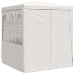 Professional Party Tent with Side Walls 2.5x2.5 m White 90 g/m 48518