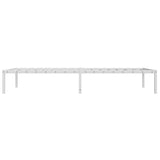 Metal Bed Frame without Mattress White 100x190cm 373667