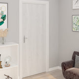Self-adhesive Door Films 4 pcs White Wood 210x90 cm PVC 3059642