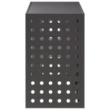 Air Conditioner Cover Black 110 x 50 x 80 cm Steel 8014136