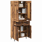 Highboard with Drawer 2 pcs Old Wood Engineered Wood 3415748