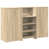 Reception Desk Sonoma Oak 155x50x103.5 cm Engineered Wood 3324198