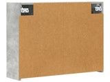 Bathroom Mirror Cabinet Concrete Grey 63.5 x 16 x 62.5 cm 889154