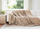 Throw Blankets 24 pcs Camel 240 x 220 cm Fleece 42017091