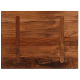 Table Top 80x60x2.5 cm Rectangular Solid Wood Reclaimed 371197