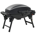 Portable Gas BBQ Grill with Cooking Zone Black 44276