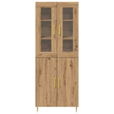 Highboard 2 pcs Artisan Oak Engineered Wood 3334347