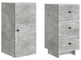 Cabinet Set 2 pcs 33 x 34.5 x 90 cm Engineered Wood 3416388