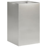 Garden Planter Silver 30 x 30 x 40 cm Stainless Steel 8005338