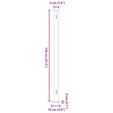 Patio Retractable Side Awning 200x300 cm Grey 313413
