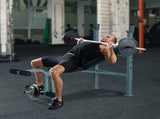4-Levels Adjustable Weight Bench Fitness Equipment with Barbell Rack-Black T3398P349192