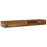 Storage Bed Frame with Drawer Old wood 236.5 x 150 x 31.5 cm 3335651