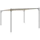 Gazebo Beige 4x4 m 180 g/m Fabric and Steel 362466