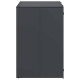 Wheelie Bin Storage for 2 Bins Anthracite 136 x 77.5 x 115.5 cm 3394778