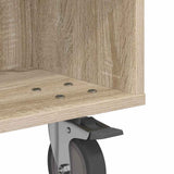 Side Table with Wheels Sonoma Oak 50.5 x 50 x 30 cm 891026