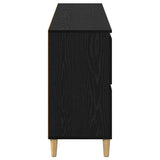 Sideboards 3 pcs Black Oak 60 x 35 x 70 cm Engineered Wood 3415591