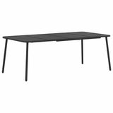 Dining Set 7 pcs Anthracite Steel 3422857