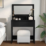 Bedroom Dressing Tables with Drawer Black 80 x 39.6 x 135 cm 888978