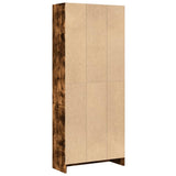Bookcase Smoked Oak 60x24x143 cm Engineered Wood 857816