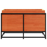 Garden Planter Wax Brown 80x40x50 cm Solid Wood Pine 847030