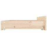 3103559 Bed Frame without Mattress with Drawers 140x200 cm