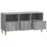 TV Cabinet 102 x 34.5 x 50 cm Grey Sonoma Engineered Wood 895141