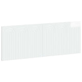 Wall-Mounted Headboard ALKMAAR High Gloss White Engineered Wood 896299