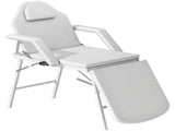 Portable Massage Table, 3 Section Adjustable Beauty Bed, Foldable Massage Bed with Face Hole, T3398P378893