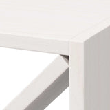 Wine Rack 2 pcs White 62 x 25 x 62 cm Solid Pine Wood 893315