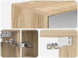 Bathroom Mirror Cabinet with Shelf Sonoma Oak 50 x 14.5 x 70 cm 889209