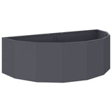 Planter Anthracite 120 x 60 x 35 cm Steel 883684