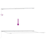 Manual Retractable Awning Burgundy 600x300 cm 3215222