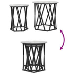 ZNTS Side Tables 2 pcs Grey Sonoma Engineered Wood 868264